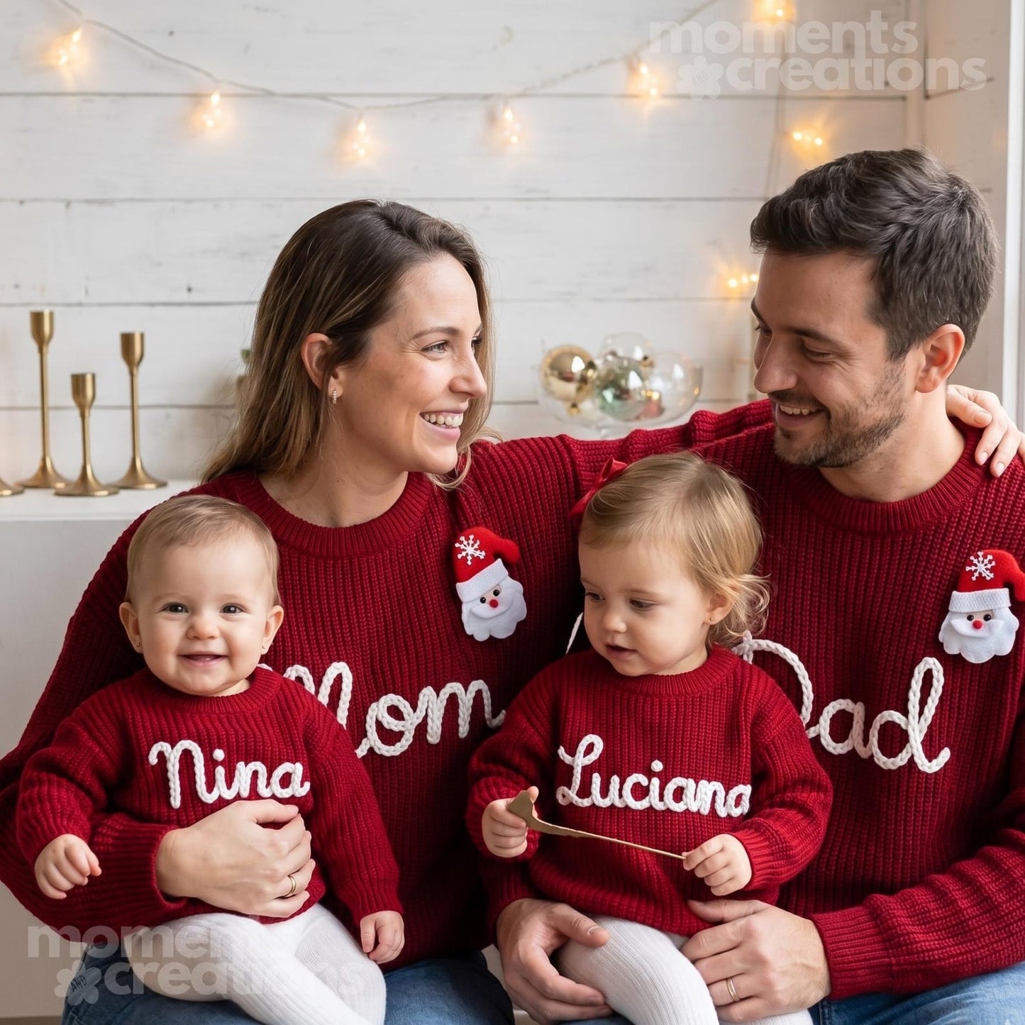 Personalized Family Christmas Sweaters