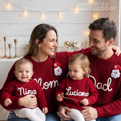 Personalized Family Christmas Sweaters