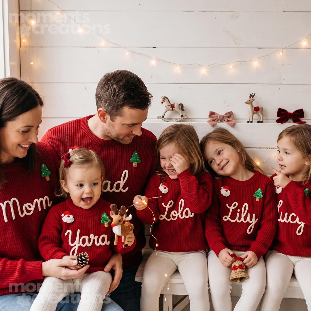 Personalized Family Christmas Sweaters