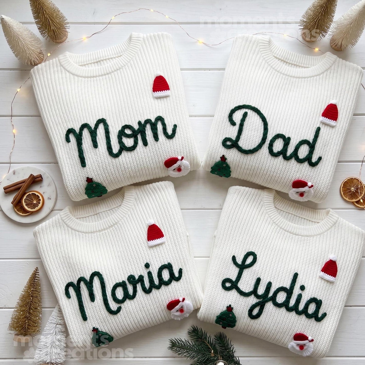 Personalized Family Christmas Sweaters