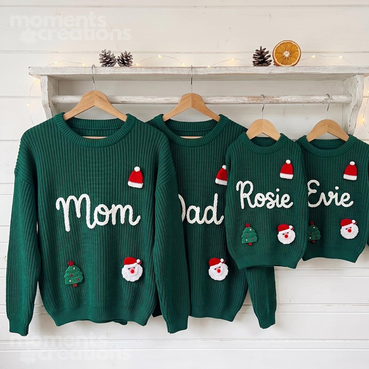 Personalized Family Christmas Sweaters