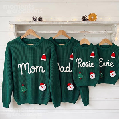 Personalized Family Christmas Sweaters