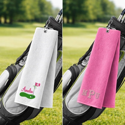 Personalized Golf Towel | Custom Embroidered Golf Gift