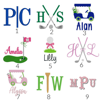 Personalized Golf Towel | Custom Embroidered Golf Gift