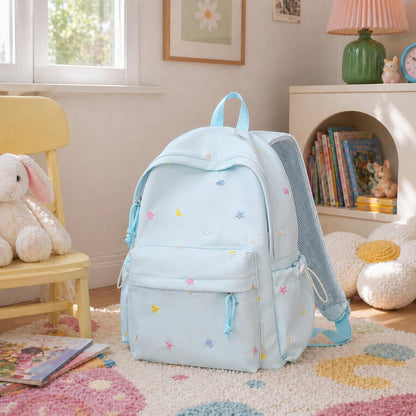 Personalized Embroidered Kids Backpack, Personalized Name Double Shoulder Bag
