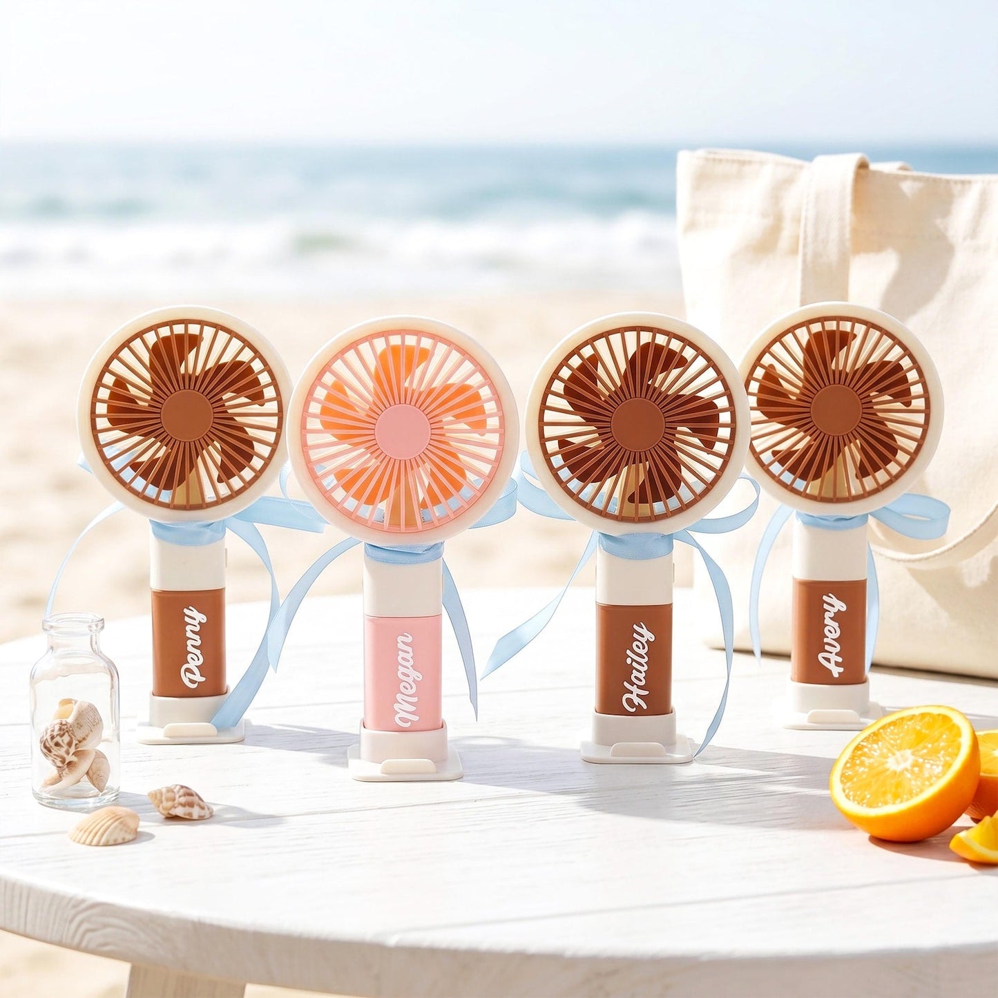 Personalized Handheld Fan: Custom Name, Portable Cooling Gift