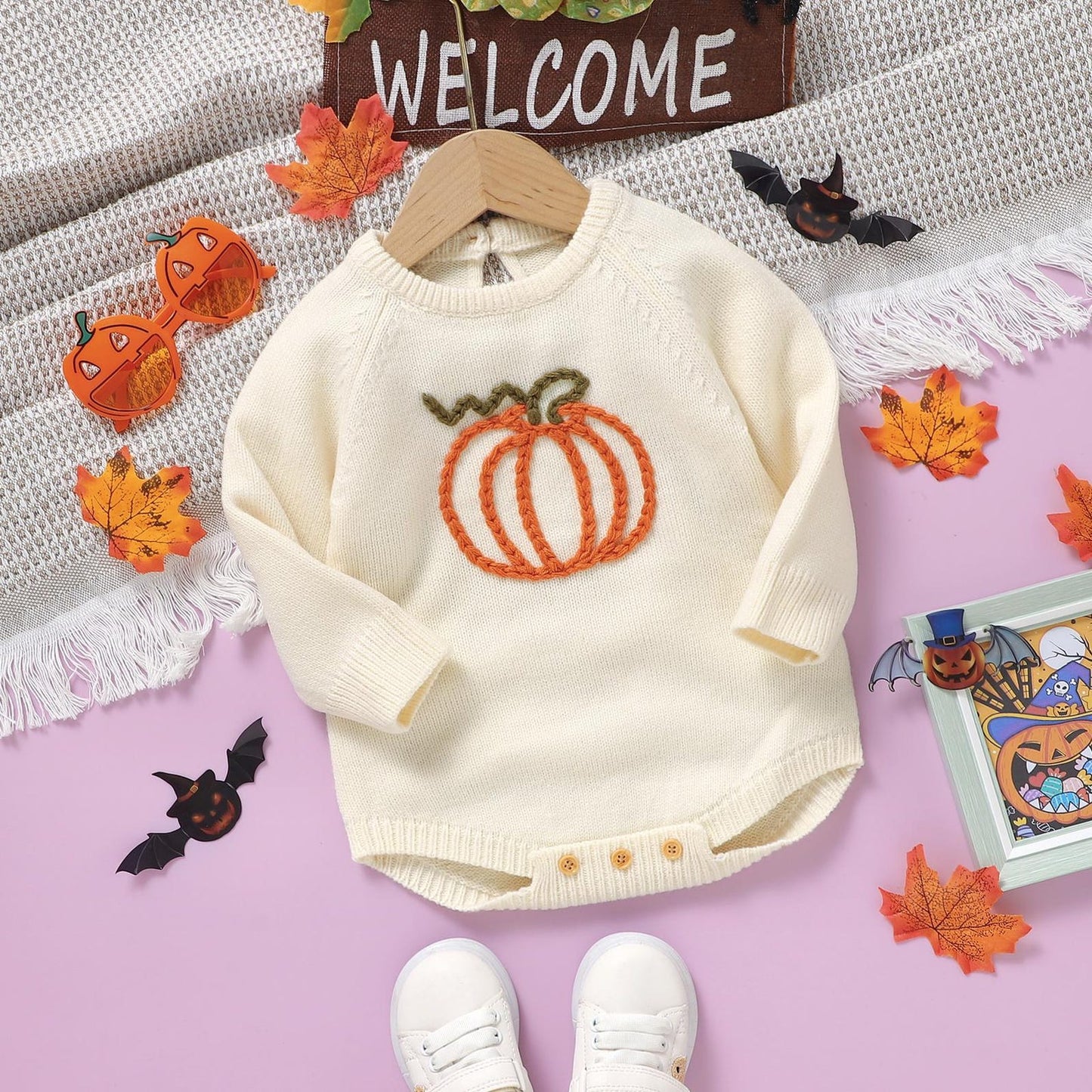 Baby First Halloween Outfit with Name