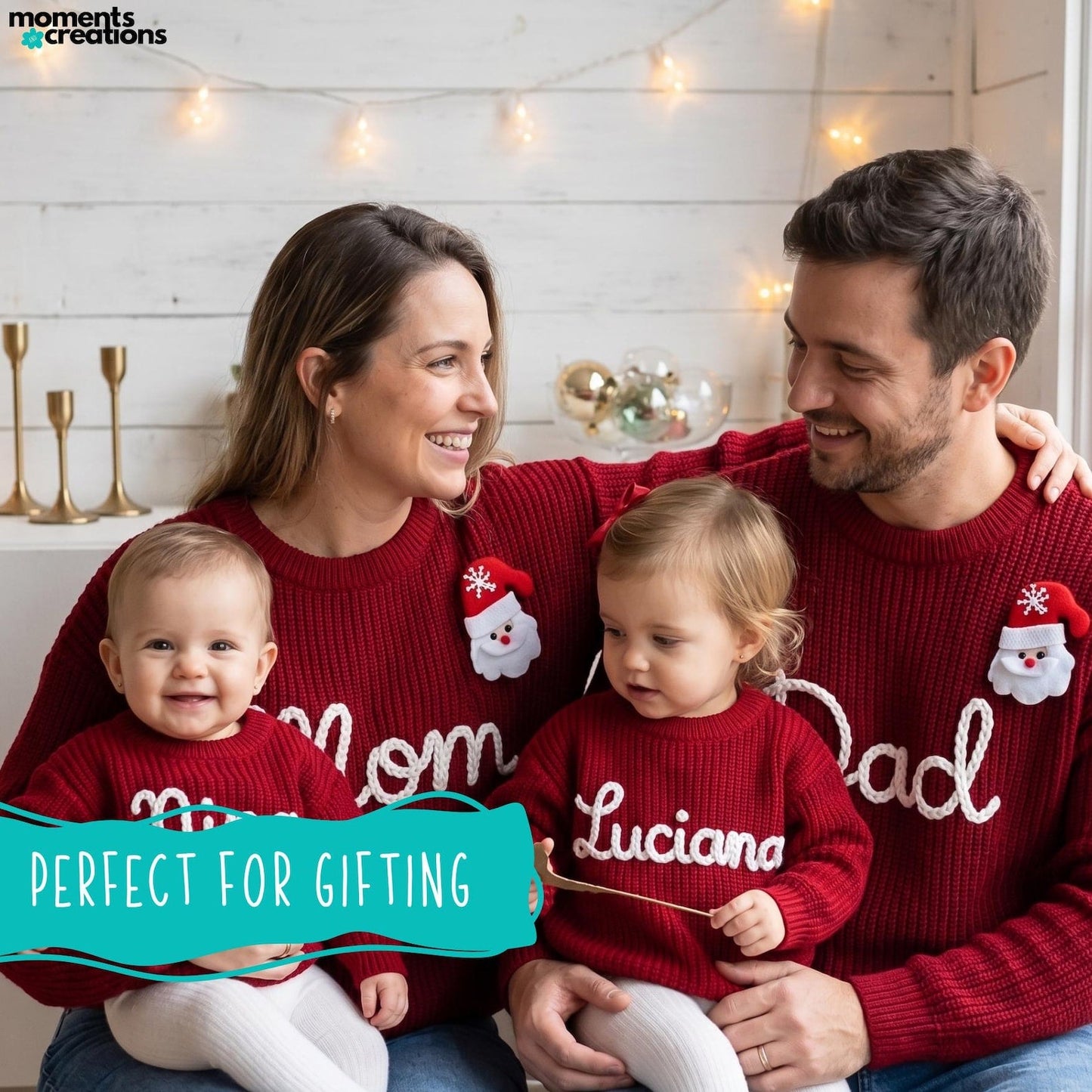Personalized Family Christmas Sweaters