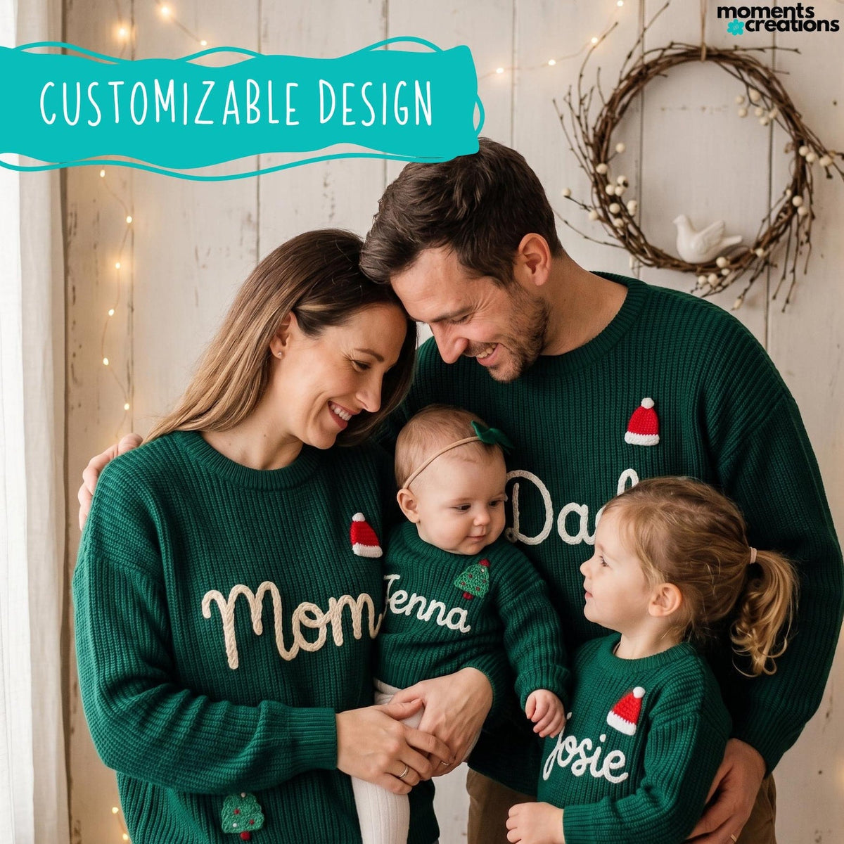 Personalized Family Christmas Sweaters