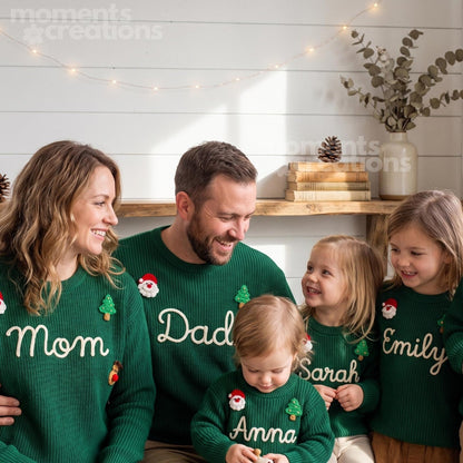 Personalized Family Christmas Sweaters