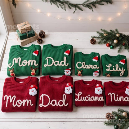Personalized Family Christmas Sweaters