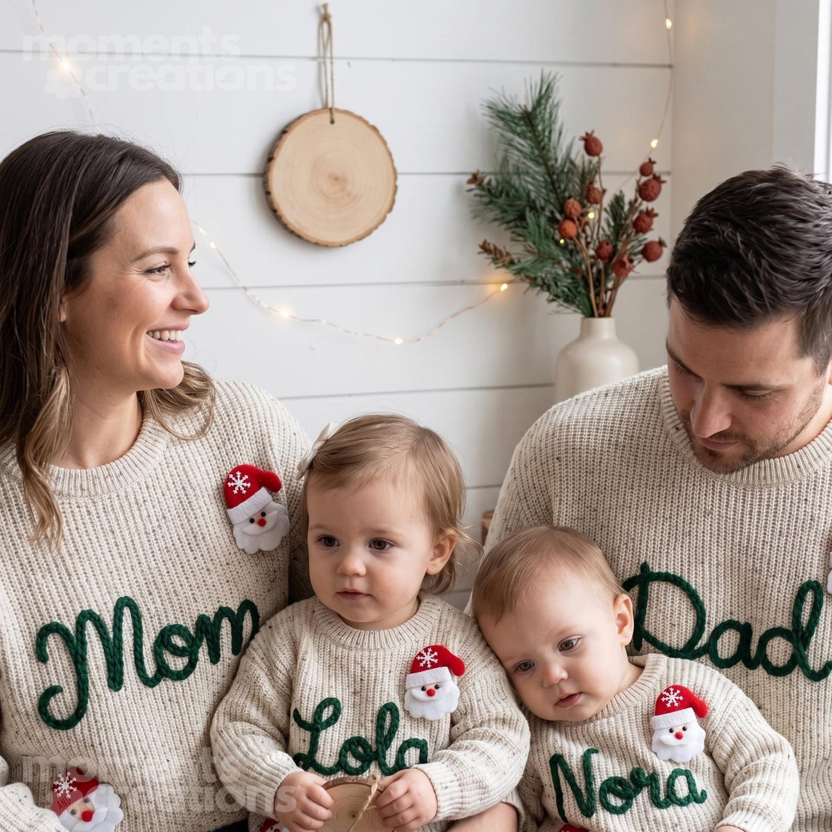 Personalized Family Christmas Sweaters