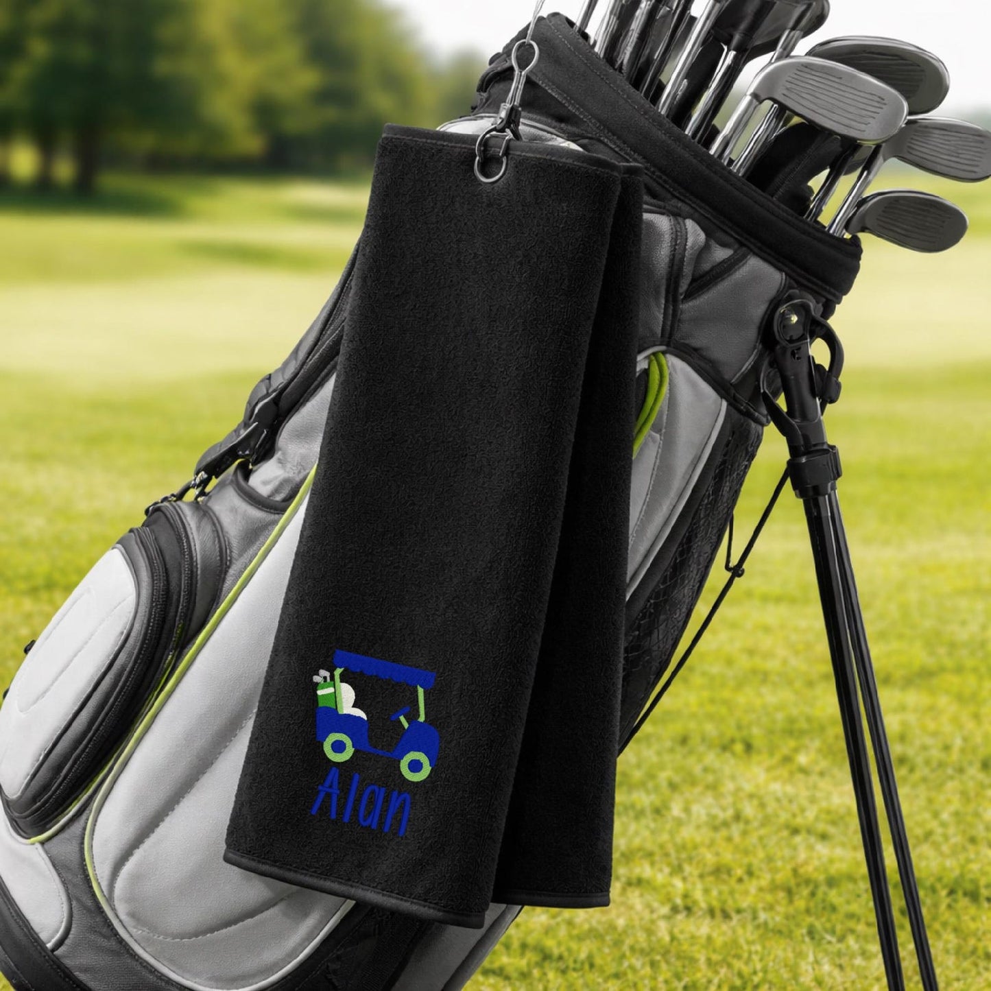 Personalized Golf Towel | Custom Embroidered Golf Gift