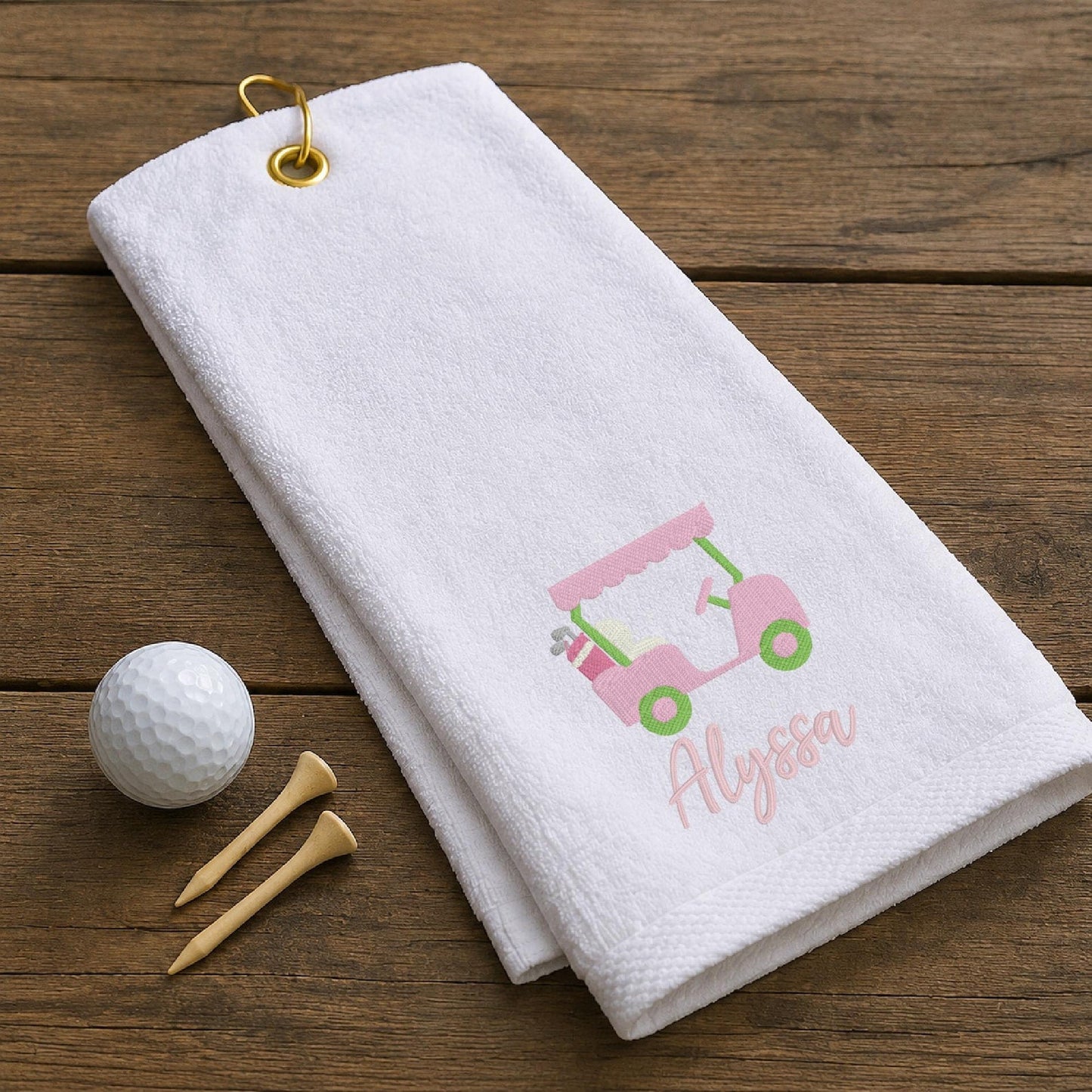 Personalized Golf Towel | Custom Embroidered Golf Gift