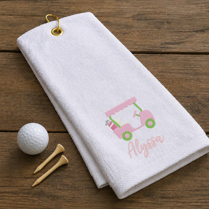 Personalized Golf Towel | Custom Embroidered Golf Gift