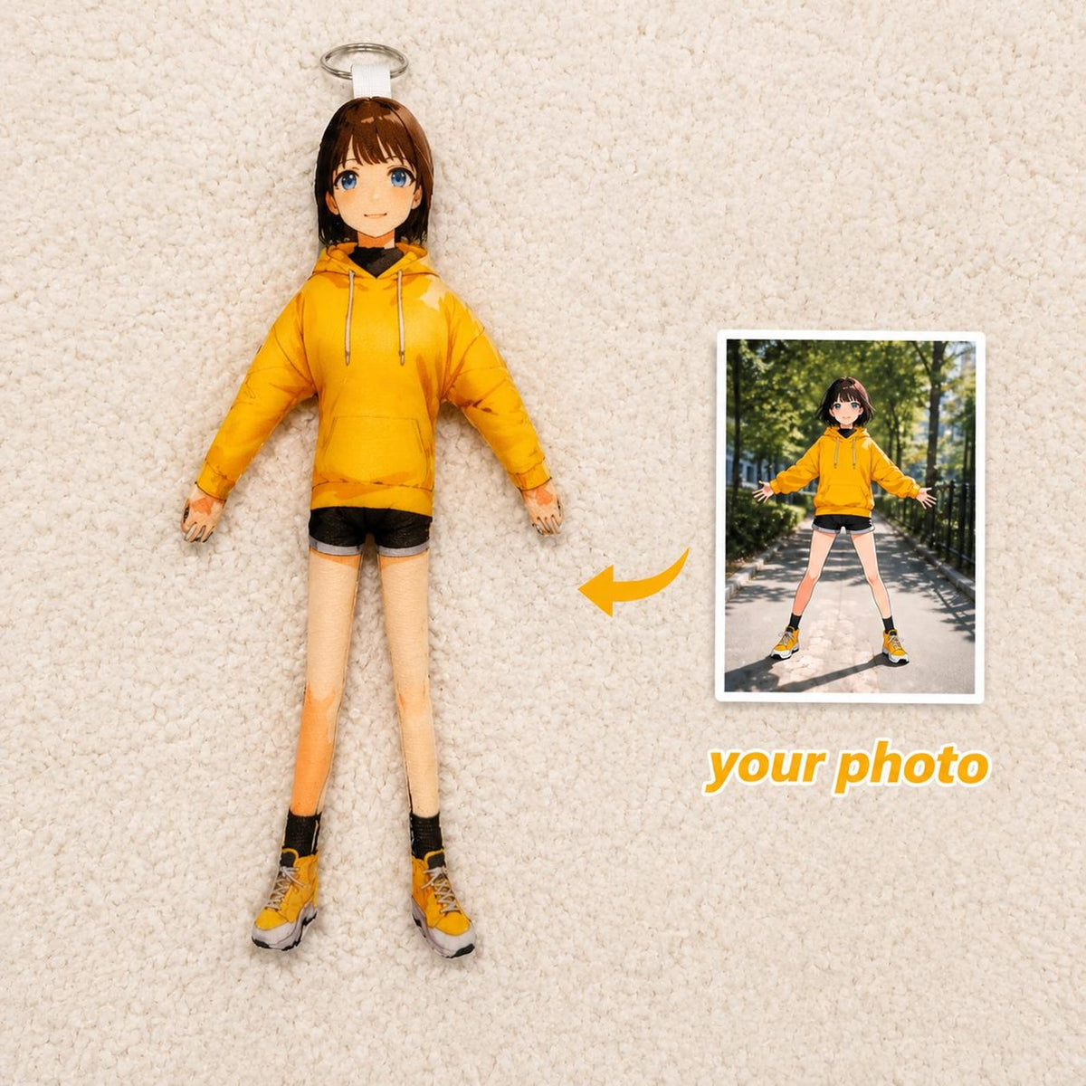 Custom Mini Me Doll with Poseable Body – Custom Talking Dolls