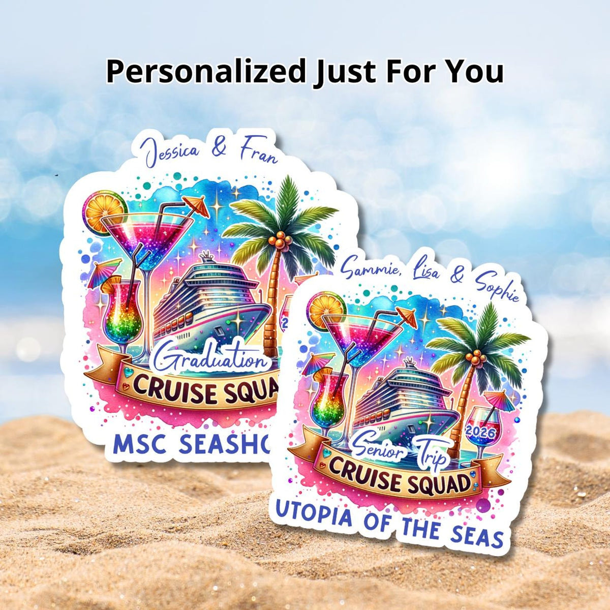 Personalized Cruise Squad Magnet 2026 Custom Cruise Door Keepsake Group Travel Souvenir Gift