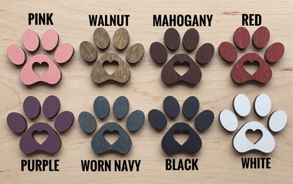 Personalized Dog Leash Holder, Custom Dog Name Sign, 3D Wooden Pet Leash Hook