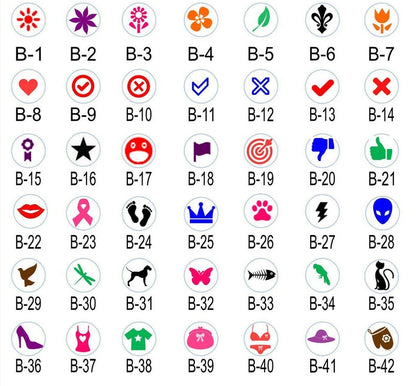 Custom Loyalty Card Self Inking Stamp, Small Logo Stamp