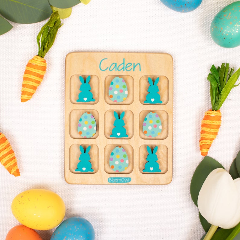 Easter Tic Tac Toe, Basket Fillers, Easter Gift for Kids, Basket Stuffers