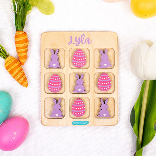 Easter Tic Tac Toe, Basket Fillers, Easter Gift for Kids, Basket Stuffers