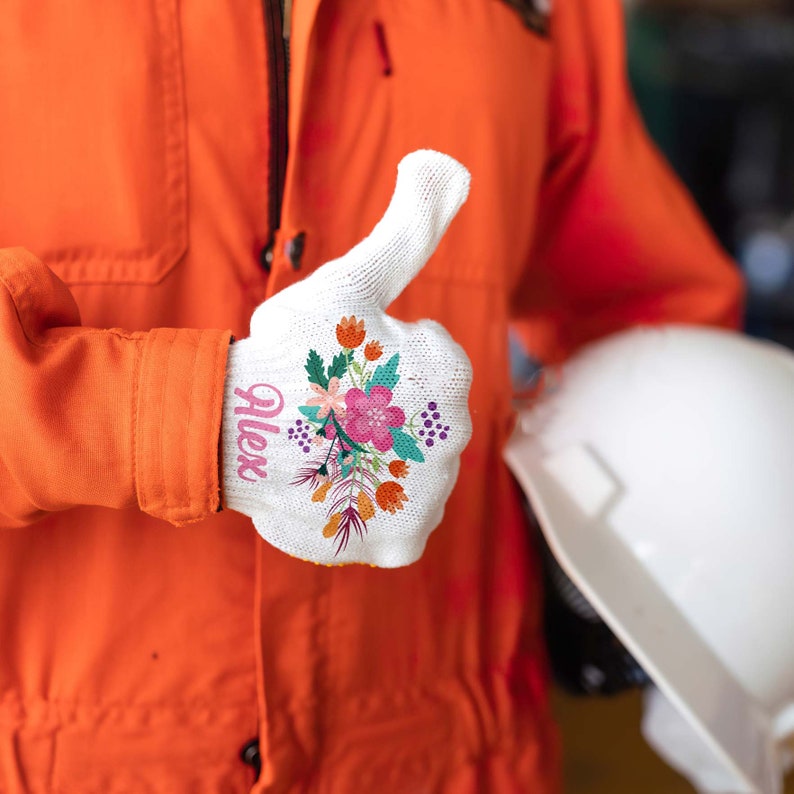 Customized Garden Gloves, Flower Work Gloves, Garden Gloves for Women