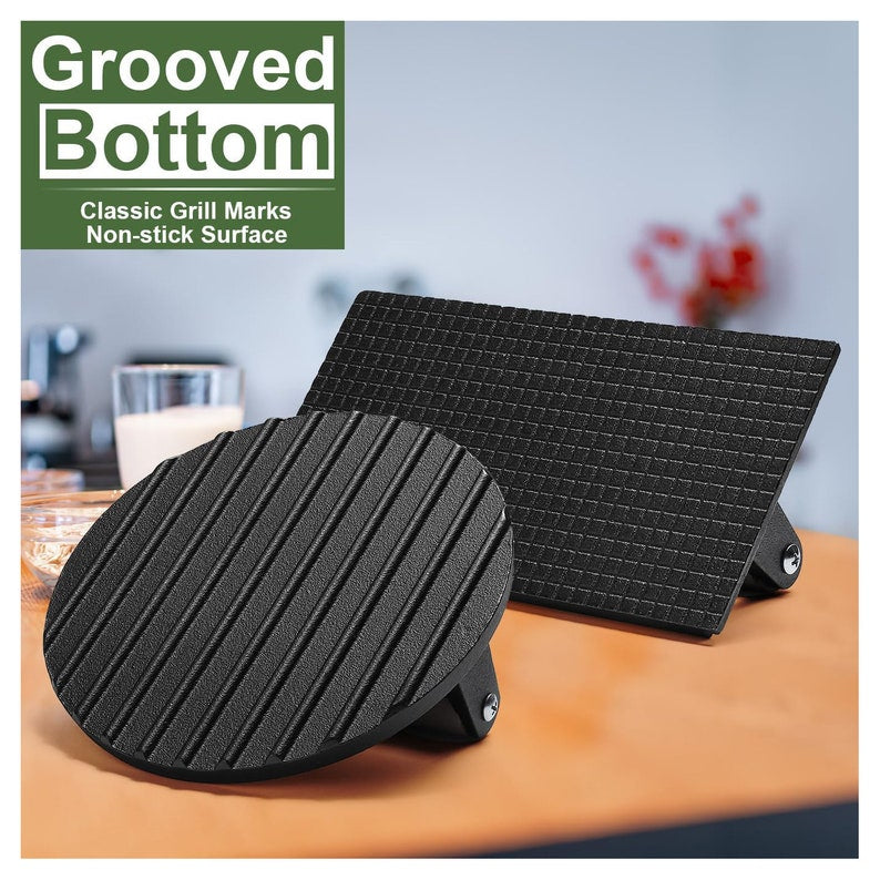 Personalized BURGER PRESS Smasher Weight Smash Grilling Accessories