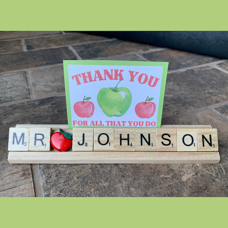 Name plate teacher sign teacher decor