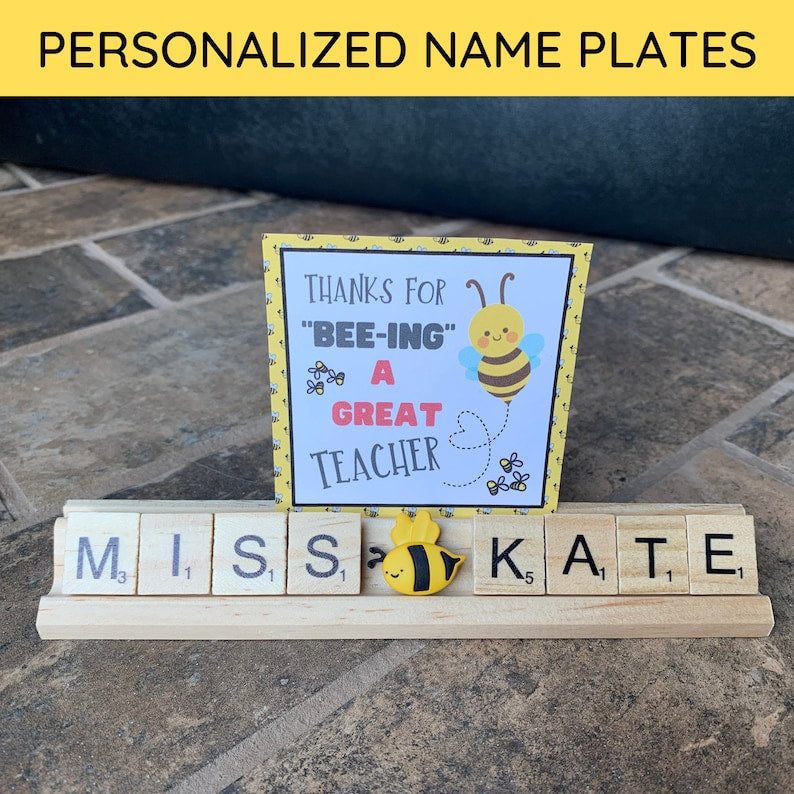 Name plate teacher sign teacher decor