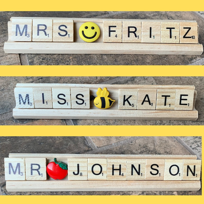 Name plate teacher sign teacher decor
