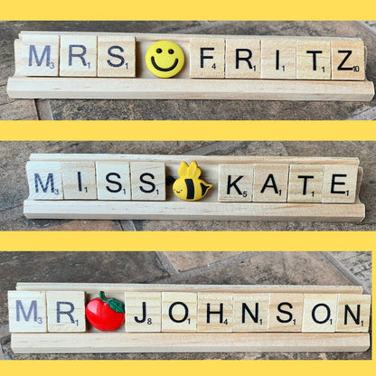 Name plate teacher sign teacher decor