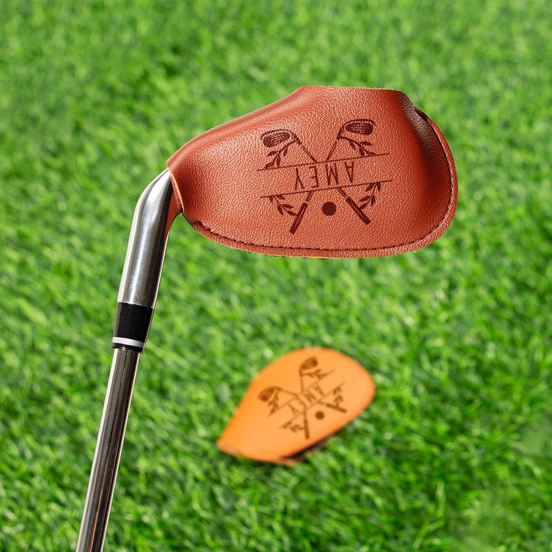 Golf Iron Cover, Iron Head Covers, Custom Leather Golf Club Covers