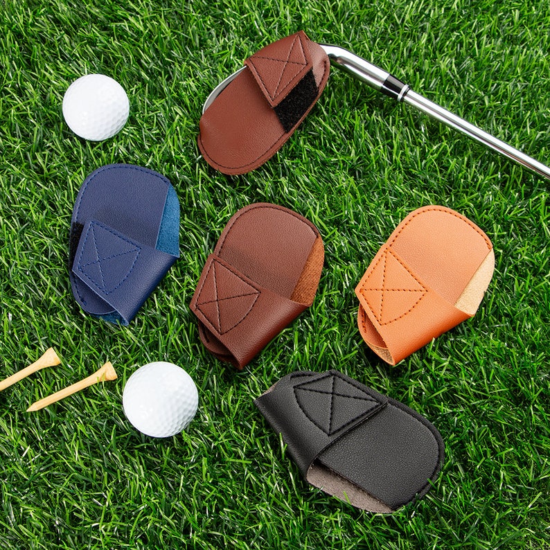 Golf Iron Cover, Iron Head Covers, Custom Leather Golf Club Covers