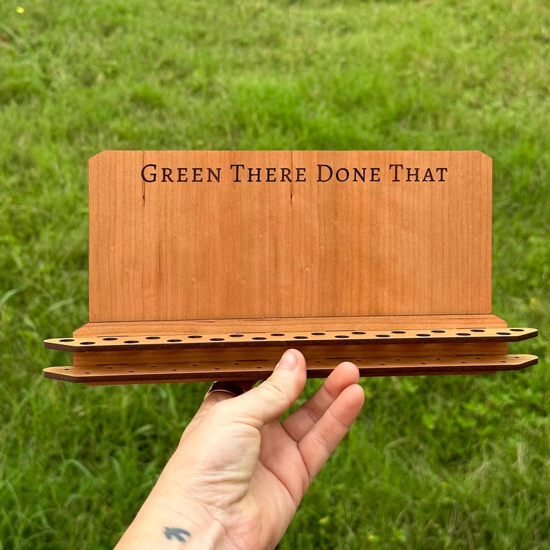 Personalized Golf Pencil Holder, Wall Display for 23 Pencils