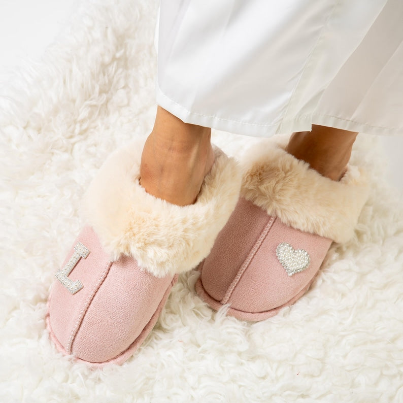 Christmas Custom slipper, Personalized Warm Slippers, Christmas gift