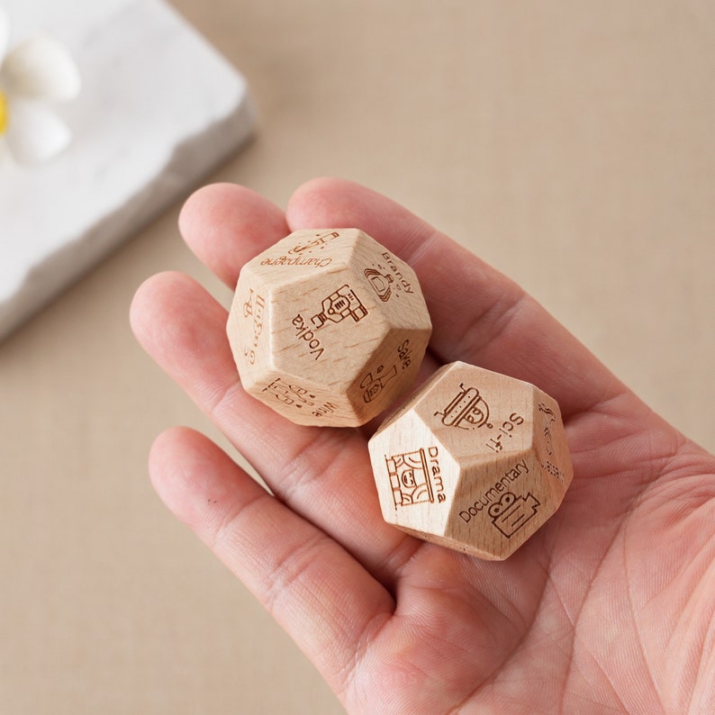 Personalised Date Dice Set-Anniversary Gifts