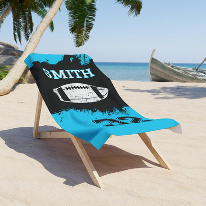 Personalized Football Towel with Name Customized School Team Towel