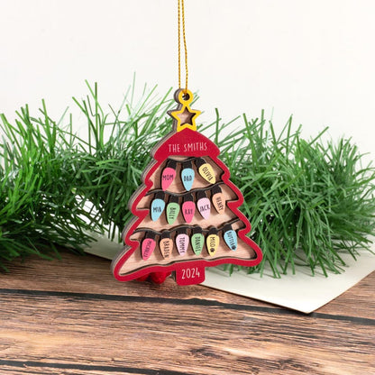 Custom Family Christmas Ornament