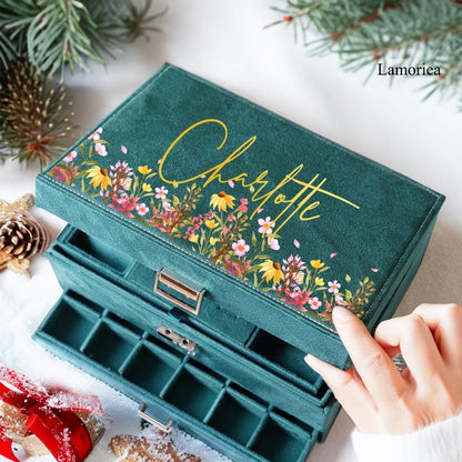 Custom Large Jewelry Box, Jewelry Storage Organizer for Women