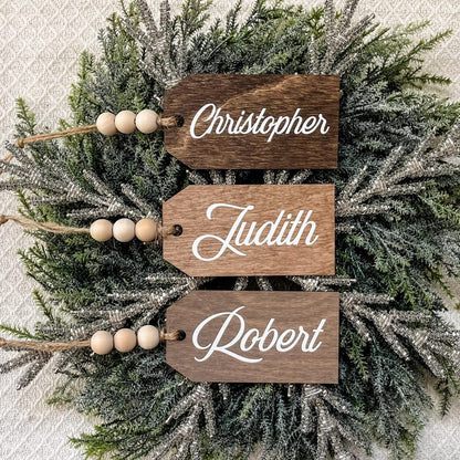 Personalized Stocking Tag, Stocking Name Tags