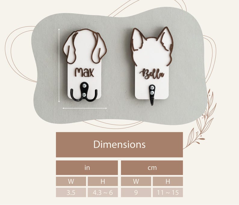 Personalized Dog Leash Holder For Organizing Pet Accessories