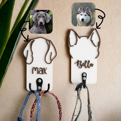 Personalized Dog Leash Holder For Organizing Pet Accessories