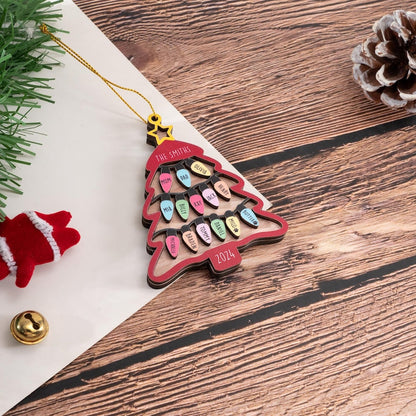 Custom Family Christmas Ornament