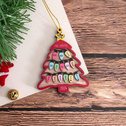 Custom Family Christmas Ornament