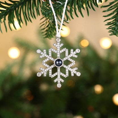 Custom Family Projection Ornament,Christmas photo projection Ornament