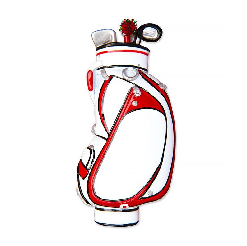Personalized Golf Bag Christmas Ornament - Golf Ornament For Dad
