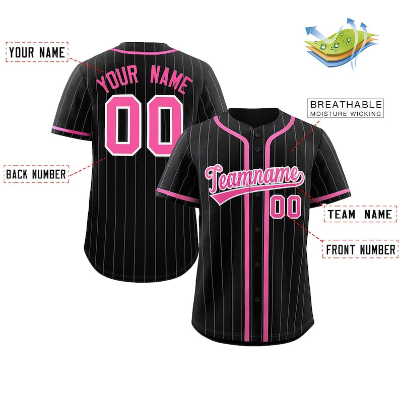 Personalized Name Team,Custom Stripe Line Color Baseball
