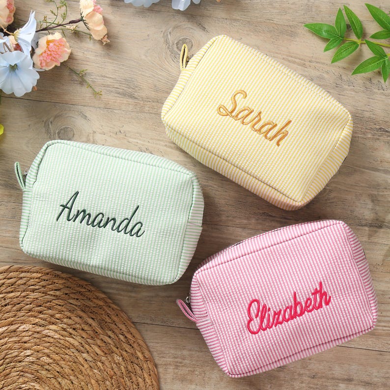 Personalized Makeup Bag Cosmetic Bag