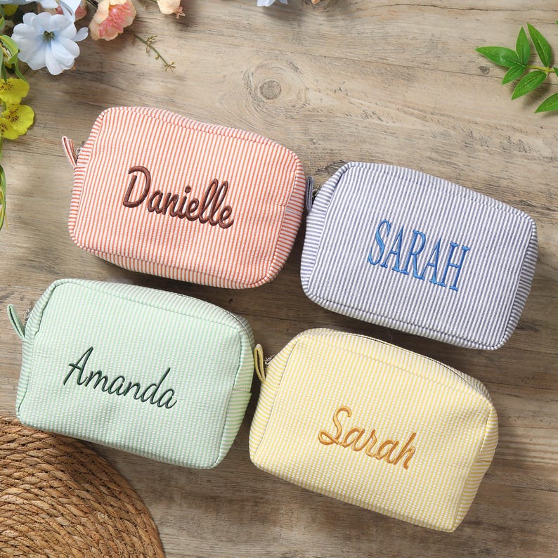 Personalized Makeup Bag Cosmetic Bag