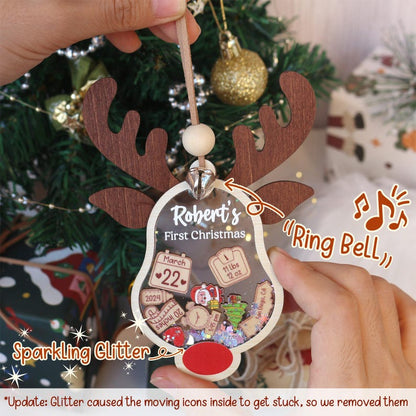Personalized Baby's First Christmas Ornament 2025: